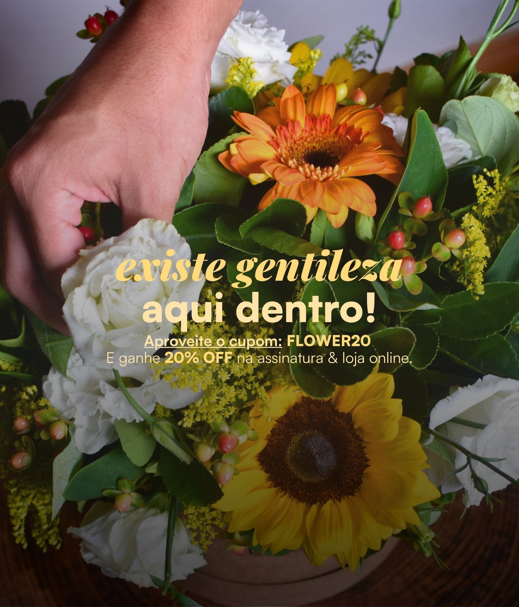 Assinatura de flores