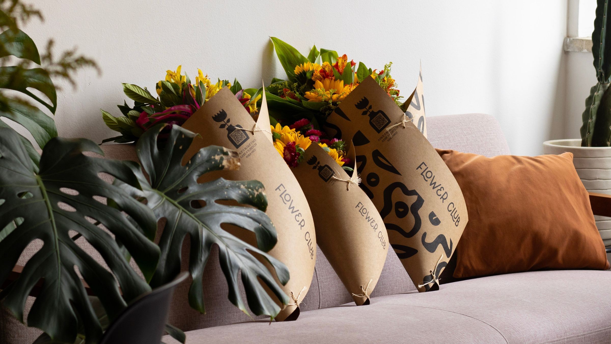 Assinatura de flores