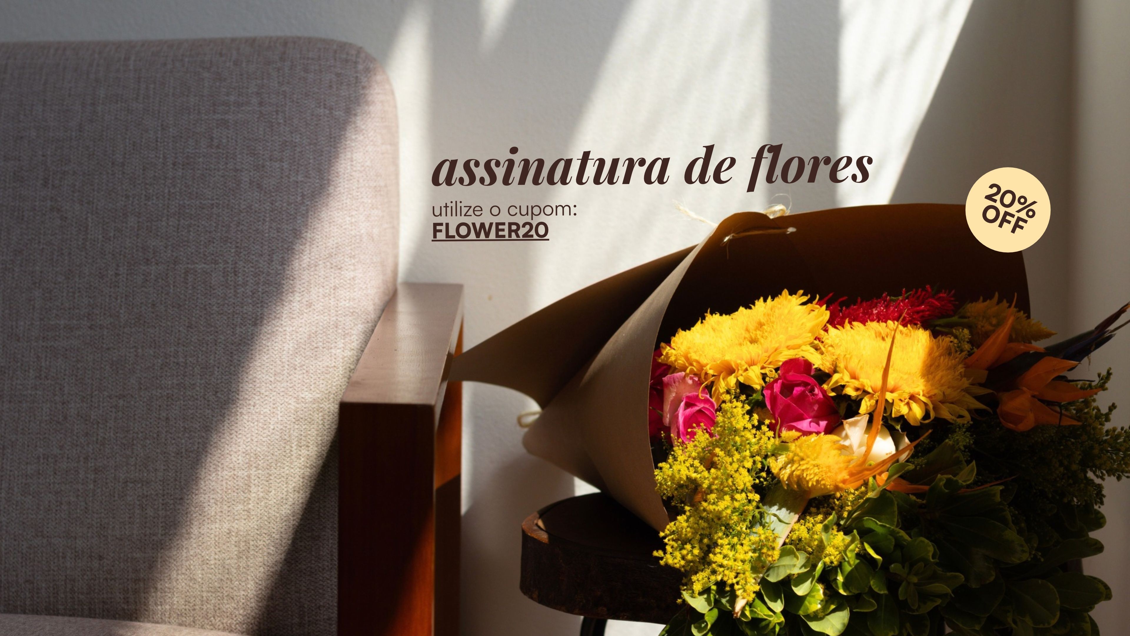 Assinatura de flores